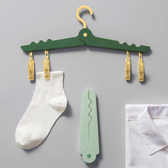 Portable Folding Travel Clothes Hanger Drying Rack
