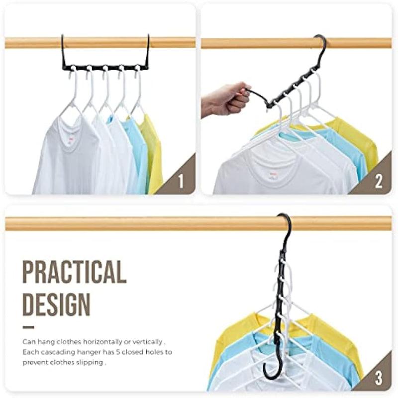 Sturdy Plastic Hangers for Organizing and Storing Clothes