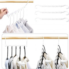 Sturdy Plastic Hangers for Organizing and Storing Clothes