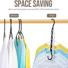 Sturdy Plastic Hangers for Organizing and Storing Clothes