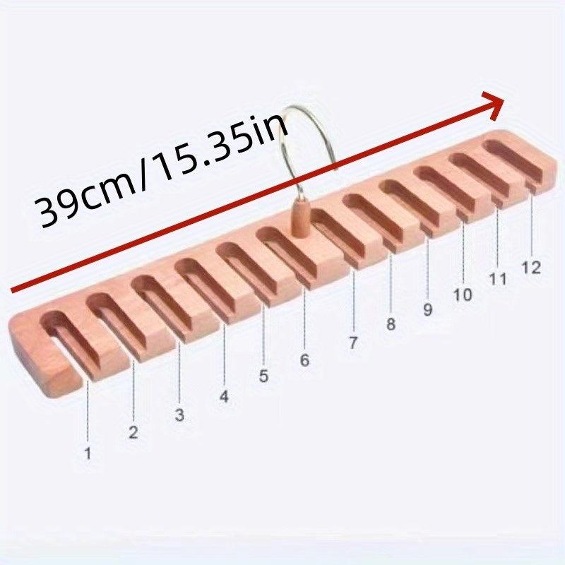 Solid Wood Belt Storage Rack Hanging Tie Rack Belt Hanger