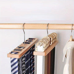 Solid Wood Belt Storage Rack Hanging Tie Rack Belt Hanger