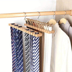 Solid Wood Belt Storage Rack Hanging Tie Rack Belt Hanger