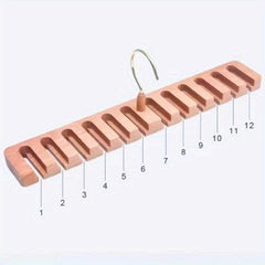 Solid Wood Belt Storage Rack Hanging Tie Rack Belt Hanger