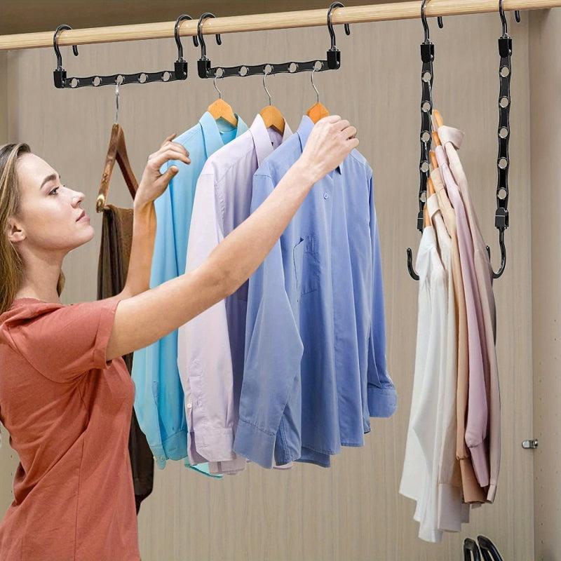 6pcs Magic Hangers - Closet Space Saver & Organizer