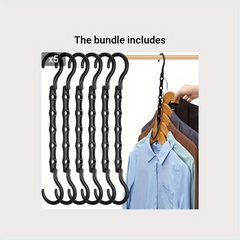 6pcs Magic Hangers - Closet Space Saver & Organizer