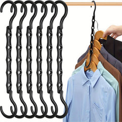 6pcs Magic Hangers - Closet Space Saver & Organizer