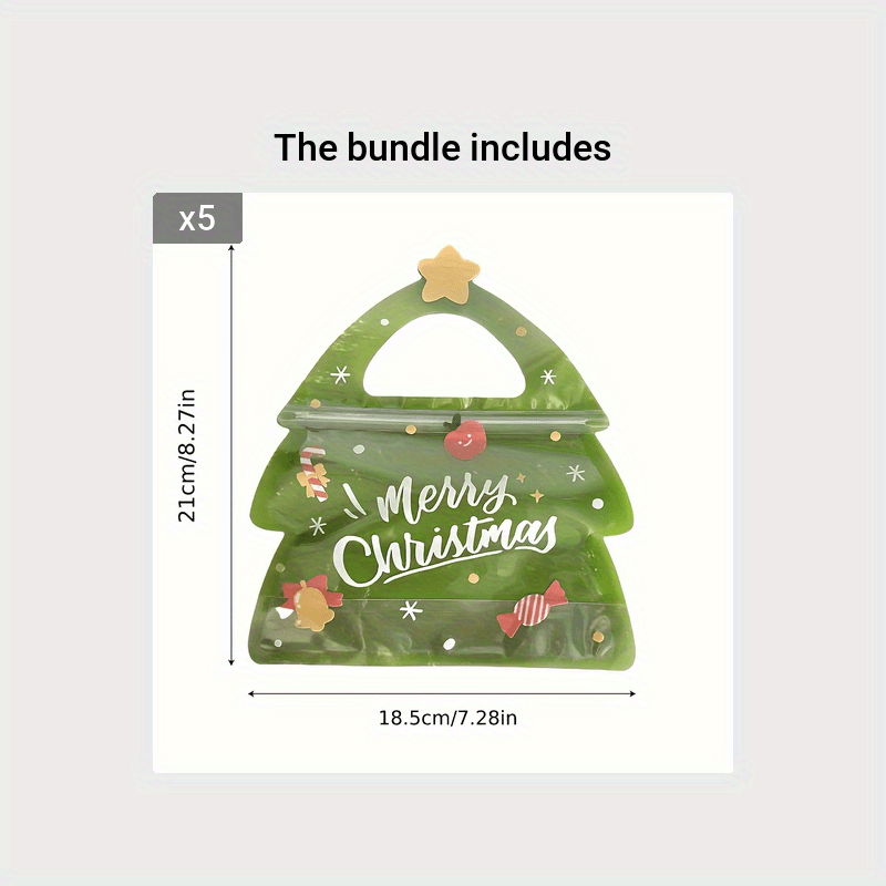 25pcs Christmas Gift Bags for Birthdays, Parties, Candy Packaging