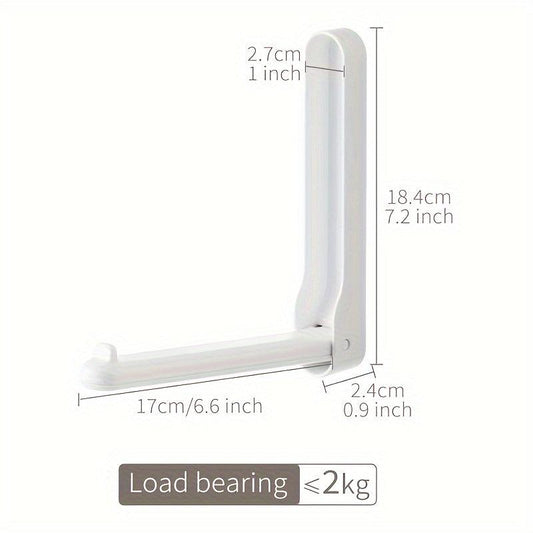 Restaurant Foldable Hanger Space Saver Organizer with 5 Non-Marking Hooks