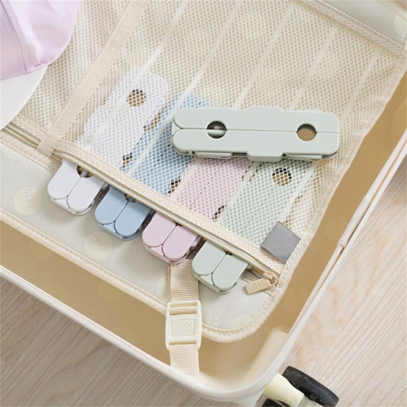 Portable Camping ABS Wardrobe Organizer Clothes Hanging Rack