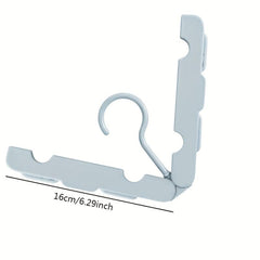 Portable Camping ABS Wardrobe Organizer Clothes Hanging Rack