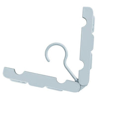 Portable Camping ABS Wardrobe Organizer Clothes Hanging Rack