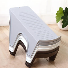 Double Layer Shoe Storage Rack Plastic Shoe Cabinet