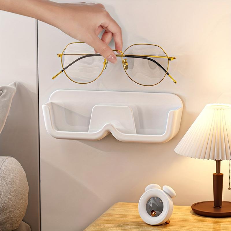 Wall Mounted Eyeglass Storage Box Anti Squeeze Shelf 17.5