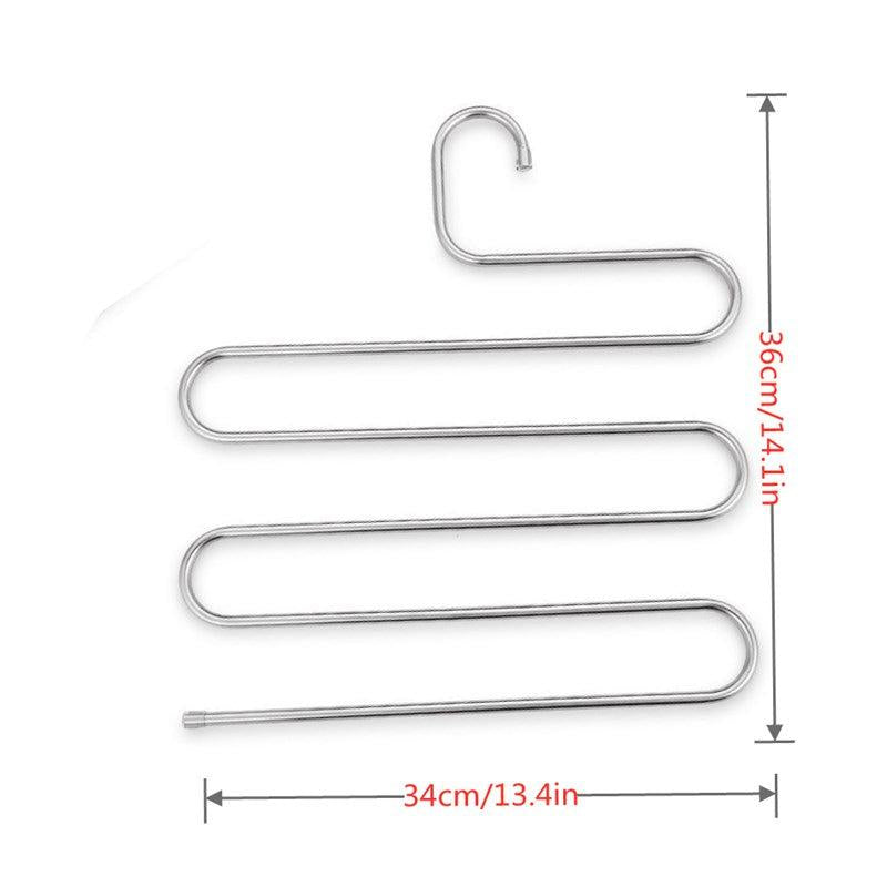 Durable S Shape Hangers for Closet Organization