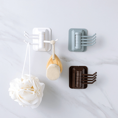 3pcs Seamless Adhesive Bathroom Wall Towel Hook
