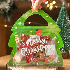 5pcs Christmas Gift Bags Candy Bags Perfect For Birthdays Parties