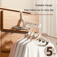 Foldable Drying Rack Portable Travel Home Clothes Hanger