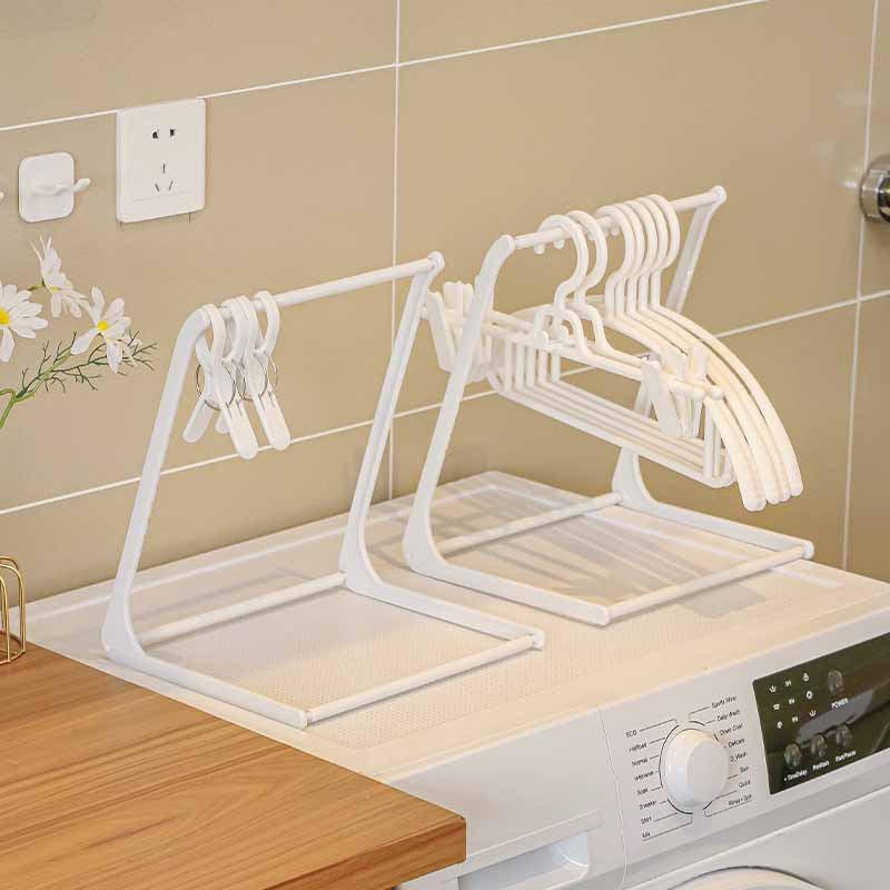 Clothes Hanger Storage Shelf Floor Rack Towel Rack Home Washing Machine Shelf
