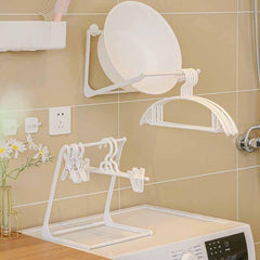 Clothes Hanger Storage Shelf Floor Rack Towel Rack Home Washing Machine Shelf