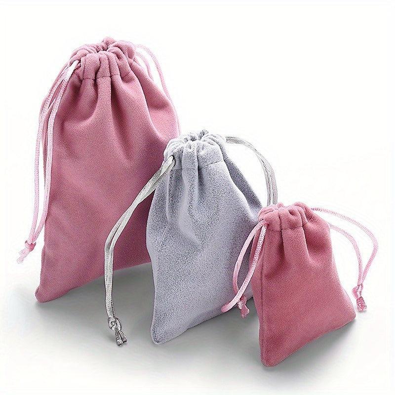 Cloth Bag Jewelry Storage Drawstring Pocket