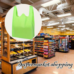 10pcs Vest Bag Supermarket Shopping Bag Hand held Bag Packaging Bag