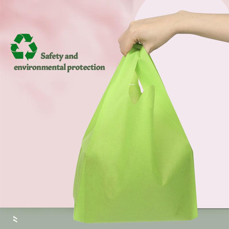 10pcs Vest Bag Supermarket Shopping Bag Hand held Bag Packaging Bag