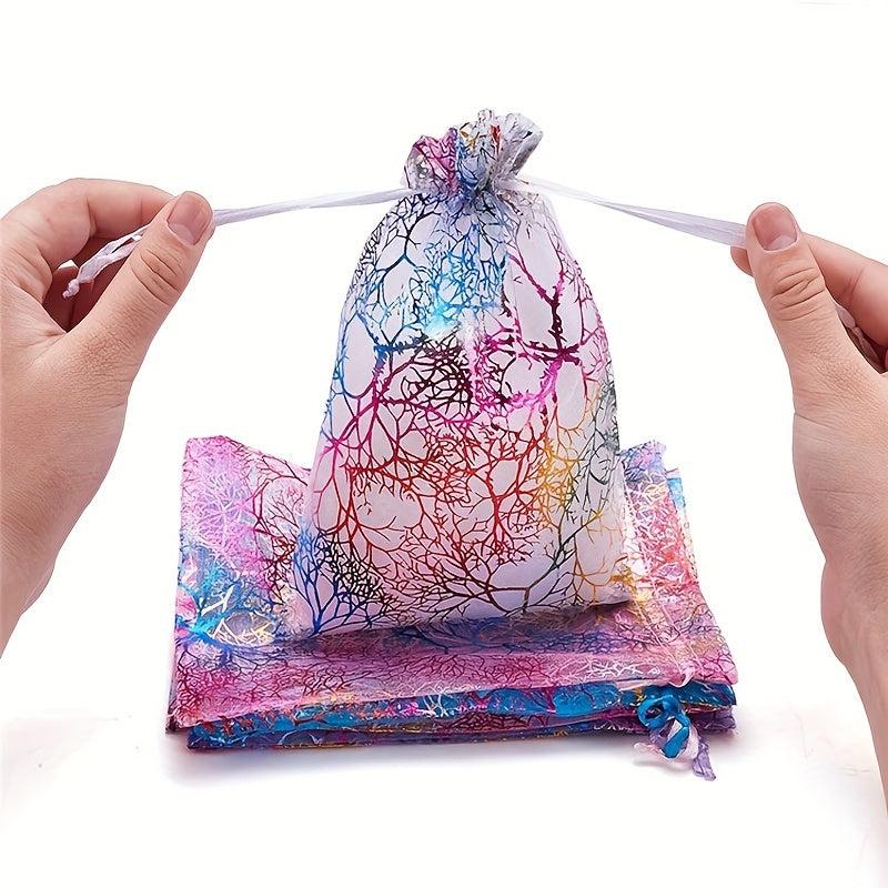 200pcs Organza Gift Bags for Party Favors Christmas Wedding