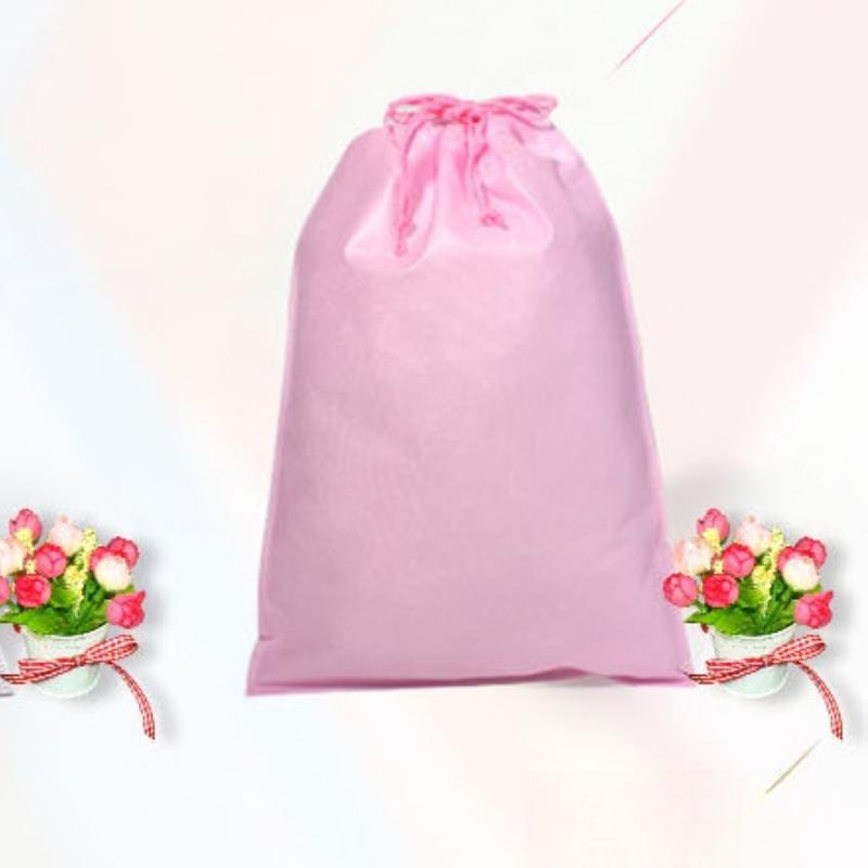 Non-woven Drawstring Storage Bag for Clothes and Toys
