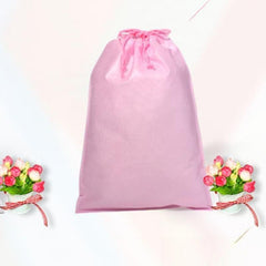 Non-woven Drawstring Storage Bag for Clothes and Toys