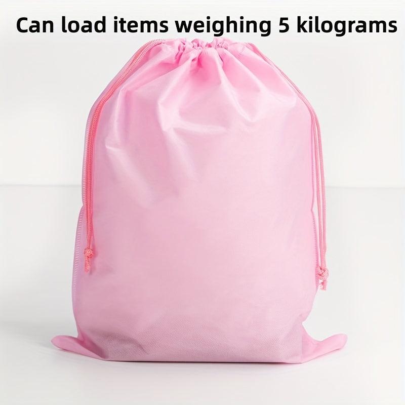 Non-woven Drawstring Storage Bag for Clothes and Toys