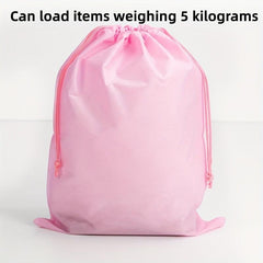 Non-woven Drawstring Storage Bag for Clothes and Toys
