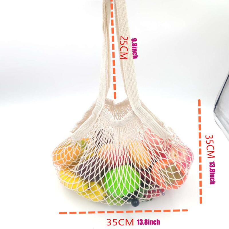 Mesh Woven Net Shoulder Bag for Fruits and Veggies