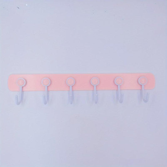 Kitchen Hanging Storage Rack 360 Rotating With 6 Hooks Towel Rag Hook Hanger