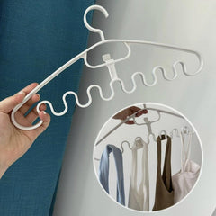 Wave Shape Hangers Storage Racks for Clothing Stores