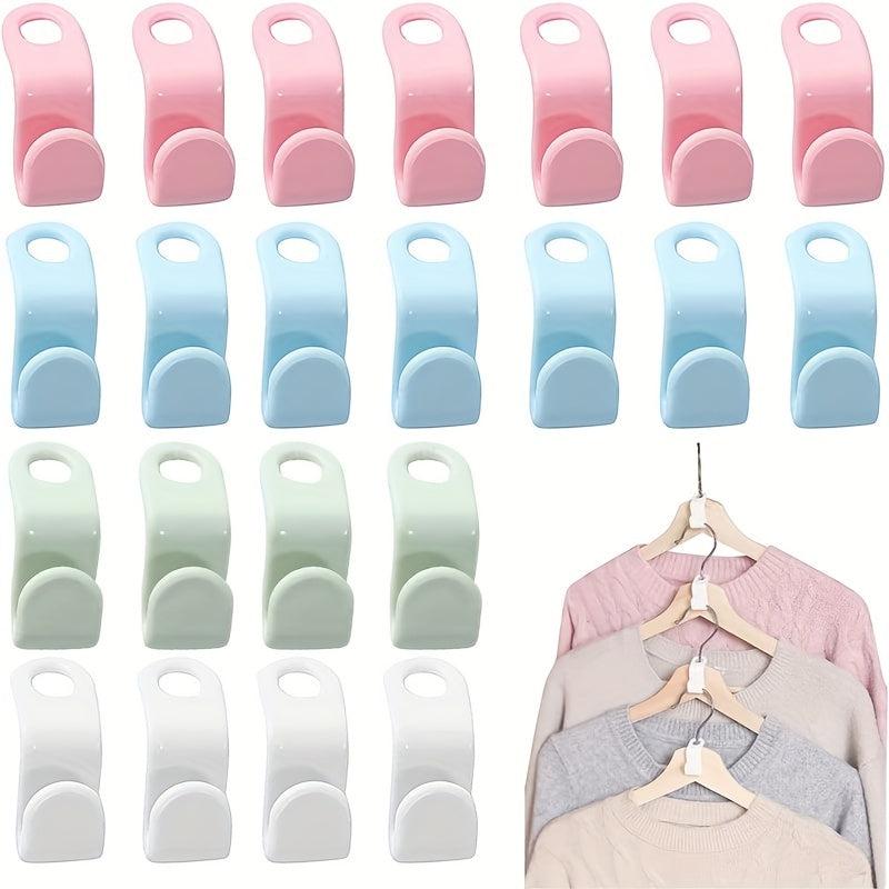 Heavy Duty Cascading Hanger Extender Hooks - Extra Space Saving Closet Organizer