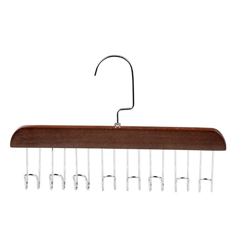 8 Hook Multifunction Belt Hanger for Closet Space Optimization