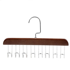 8 Hook Multifunction Belt Hanger for Closet Space Optimization