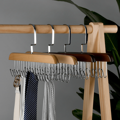8 Hook Multifunction Belt Hanger for Closet Space Optimization