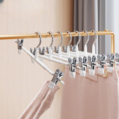 Stainless Steel Pant Clip Hanger Non-slip Household Skirt Drying Hair