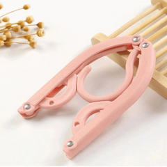 Portable Folding Travel Hanger Multifunctional Clothes Rack Clip