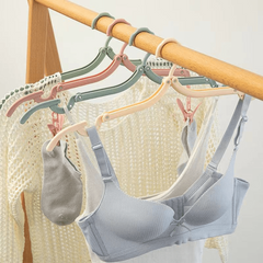 Portable Folding Travel Hanger Multifunctional Clothes Rack Clip