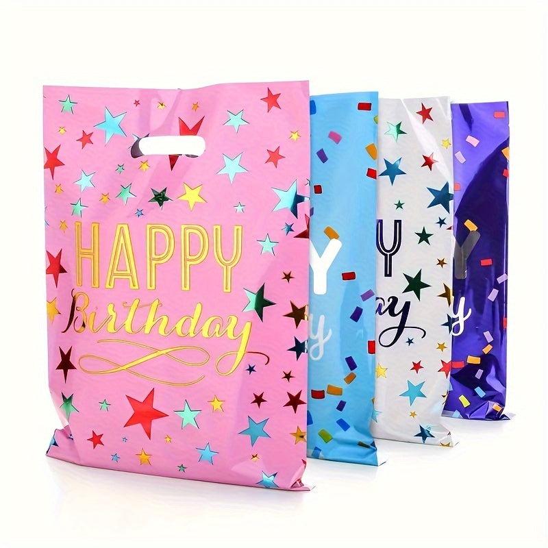 10pcs Star Aluminum Film Birthday Party Gift Bag