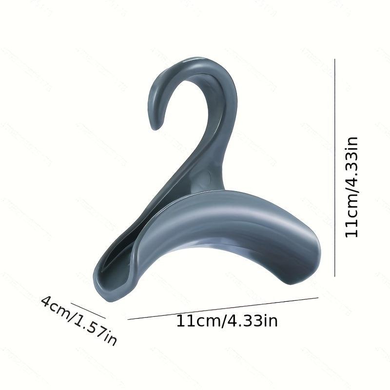 1pc Hanging Bag Clothes Hanger Hooks For Handbags Hats Scarves Storage Racks
