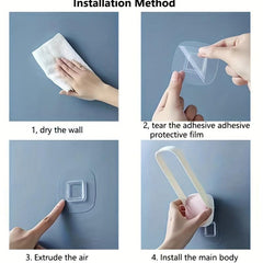 Foldable Clothes Hanger Storage Rack Wall-mounted Clothes Drying Rack