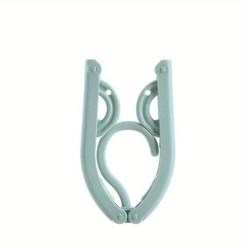 5/6 Pcs Travel Folding Hangers Set Indoor Drying Gadget Clothes Ra