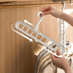 Portable Travel Hanger 9 Hole Multifunctional Drying Rack