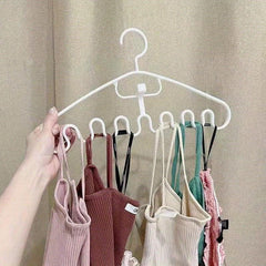 3pcs Wave Shape Clothes Hanger Underwear Bags Hanging Rack