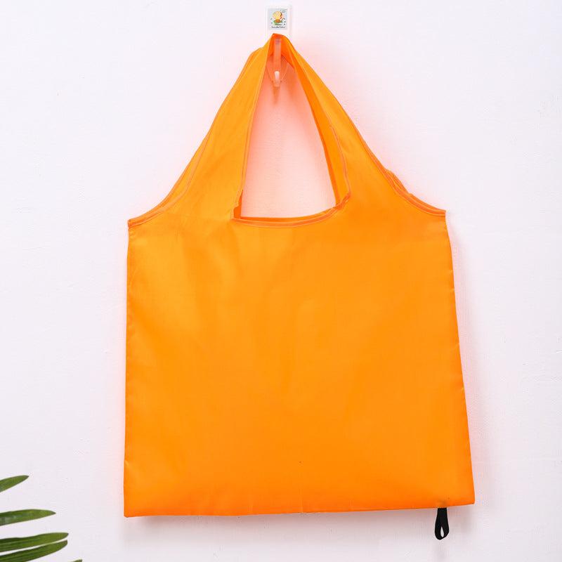 High End Foldable Green Shopping Bag 210T Portable Solid Bag