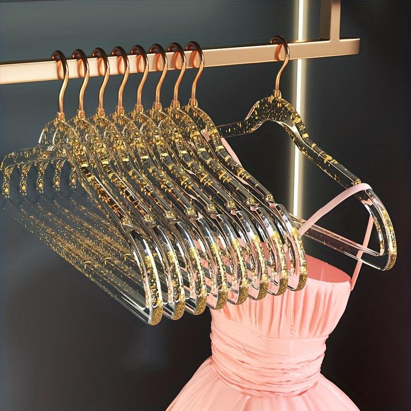 Non-slip Wide Shoulder Hanger Transparent Support No Trace